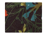 122 Black_Red Flower Satin